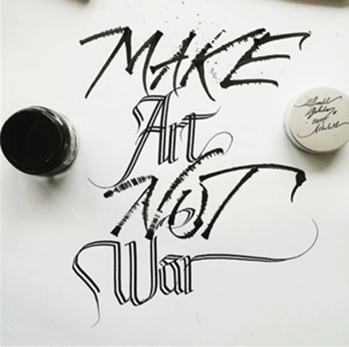 make art not war