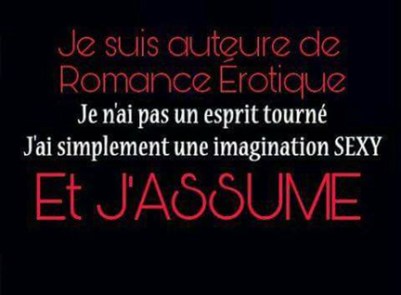 je suis une auteure de romance